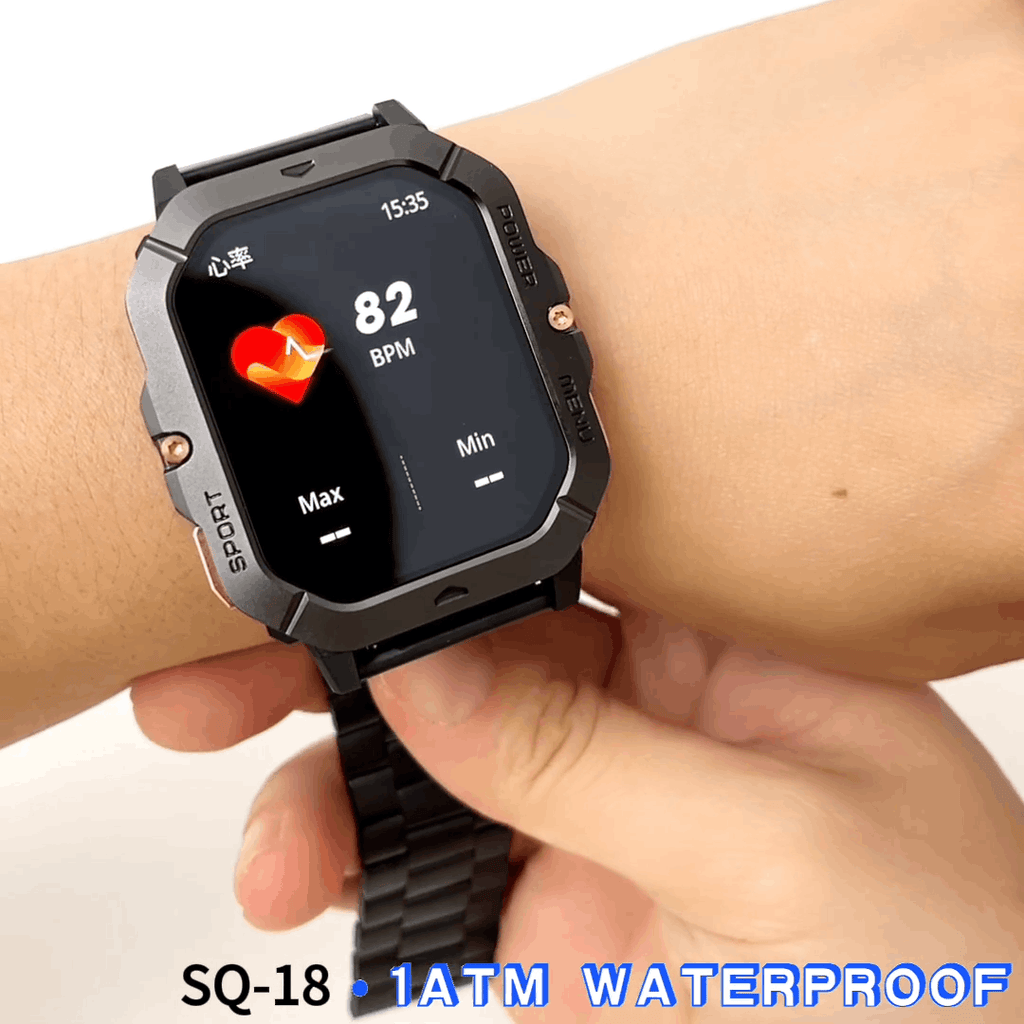 Haino Teko SQ-18 – Smartwatch AMOLED, Appels Bluetooth avec 3 Bracelets