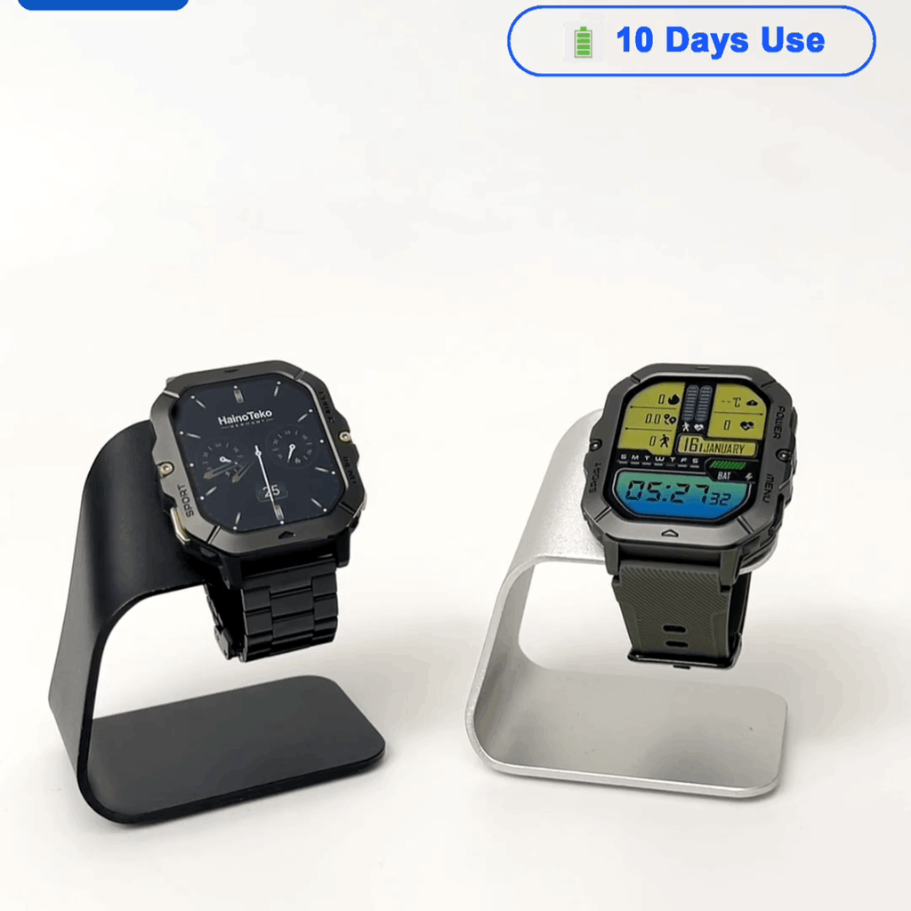 Haino Teko SQ-18 – Smartwatch AMOLED, Appels Bluetooth avec 3 Bracelets