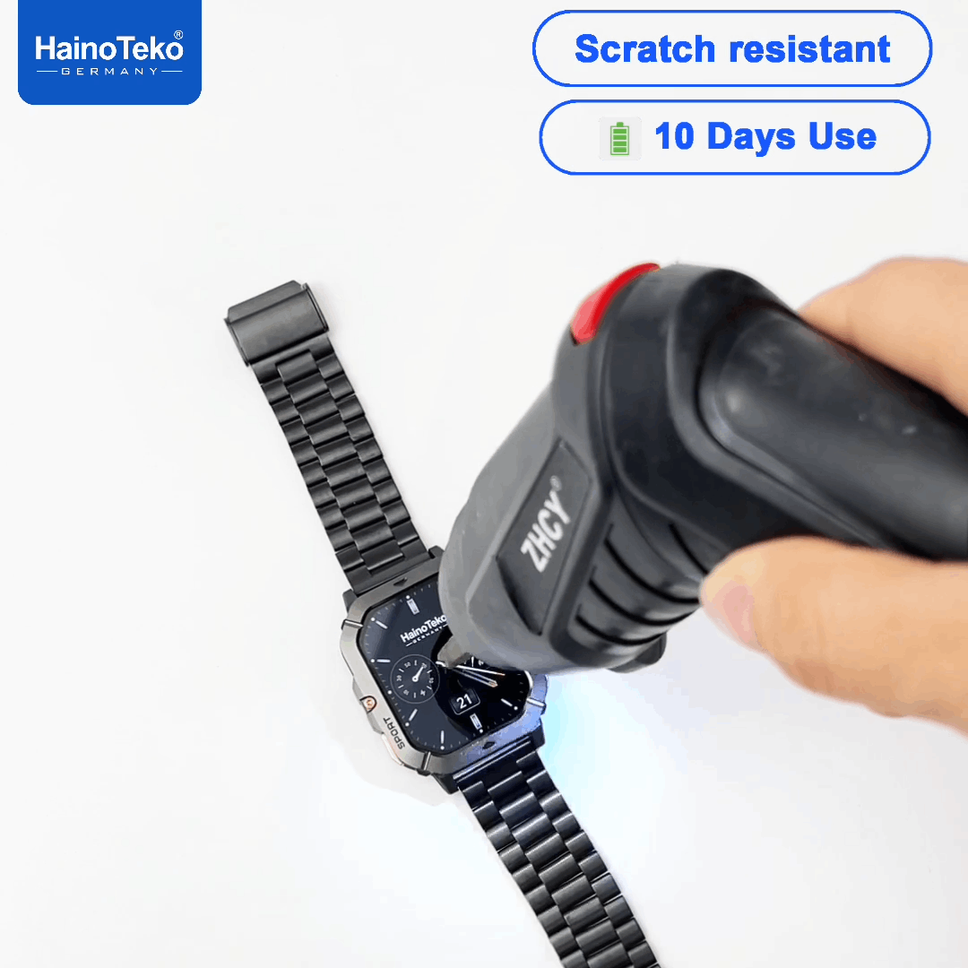 Haino Teko SQ-18 – Smartwatch AMOLED, Appels Bluetooth avec 3 Bracelets