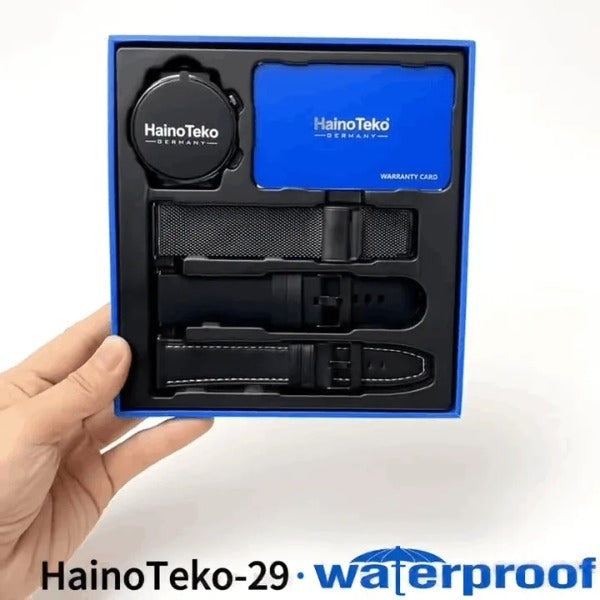 HainoTeko-29 Waterproof – Smart Watch Ultra Fine AMOLED 1.43” avec  7j d’Autonomie