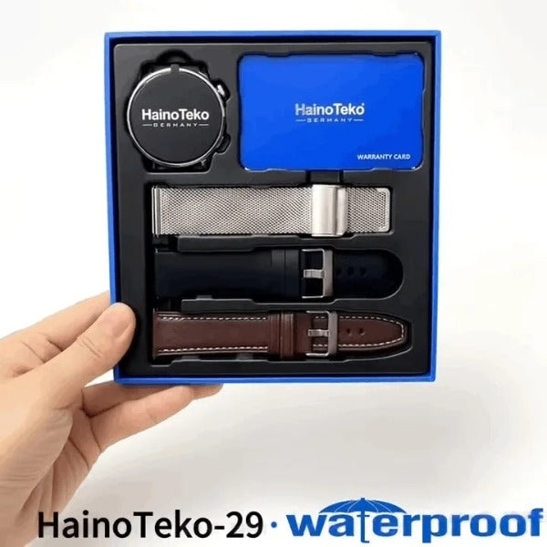 HainoTeko-29 Waterproof – Smart Watch Ultra Fine AMOLED 1.43” avec  7j d’Autonomie