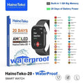 HainoTeko-20 Series 10 AMOLED Smartwatch – Bluetooth Calling , Autonomie 20 Jours et 3 Bracelets Inclus