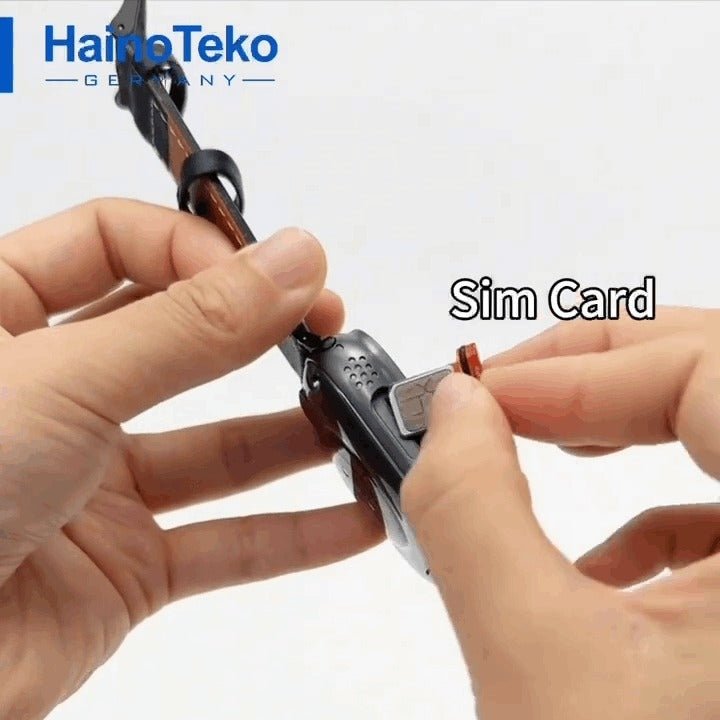 HainoTeko FG-2 – Smartwatch Android 5G avec Double Caméra avec  Carte SIM