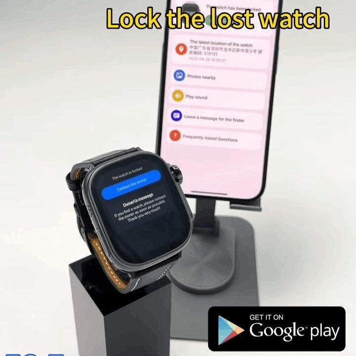 HainoTeko FG-7 – Smart Watch Android 5G avec Carte SIM avec  Caméra Rotative