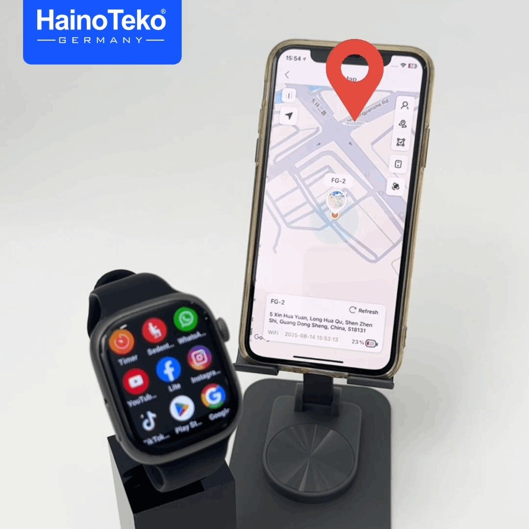 HainoTeko FG-5 – Smartwatch 5G Android avec SIM, Caméra Rotative & Design Série 10