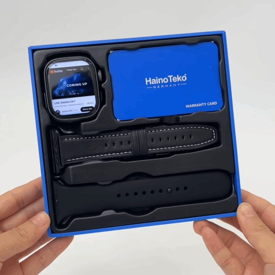 HainoTeko FG-5 – Smartwatch 5G Android avec SIM, Caméra Rotative & Design Série 10