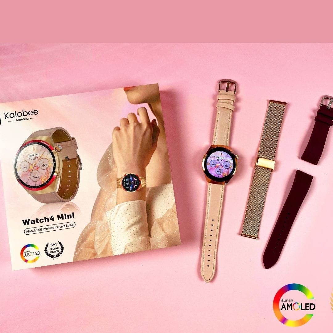 Kalobee SK6 Mini (Watch 4 Mini) – Smart Watch Femme avec Écran IPS HD 1.27"