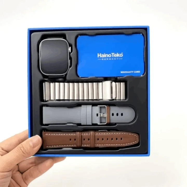 HainoTeko-14 AMOLED –Montre Connectée Étanche avec Appels Bluetooth & 10 Jours d’Autonomie