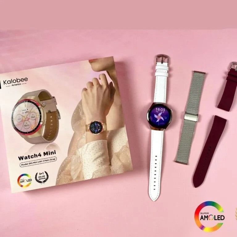 Kalobee SK6 Mini (Watch 4 Mini) – Smart Watch Femme avec Écran IPS HD 1.27"