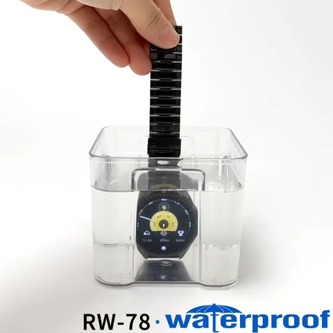 HainoTeko RW-78 Waterproof – Smart Watch Étanche avec NFC & 10 Jours d’Autonomie
