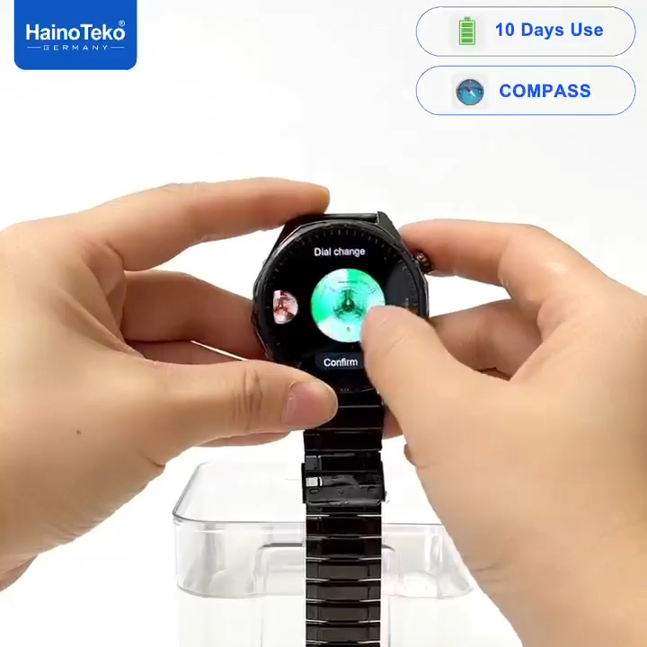 HainoTeko RW-78 Waterproof – Smart Watch Étanche avec NFC & 10 Jours d’Autonomie