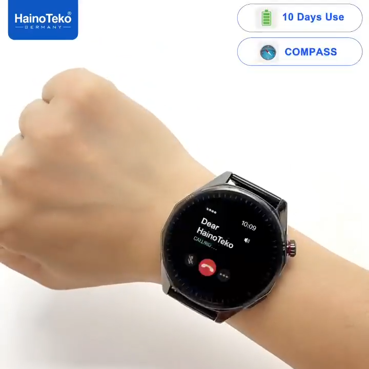 HainoTeko RW-78 Waterproof – Smart Watch Étanche avec NFC & 10 Jours d’Autonomie